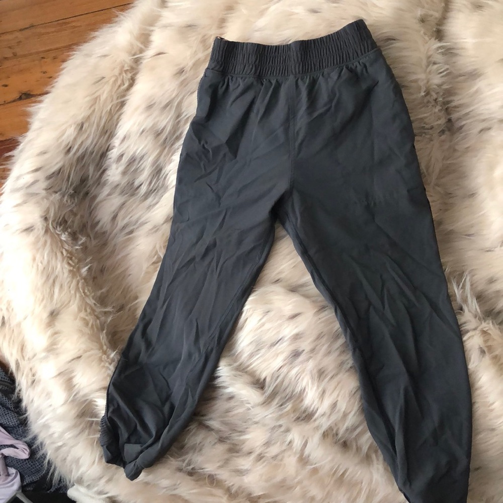 Size 12 lululemon girls(ivivva) gray joggers